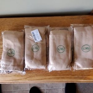 Compression stockings.